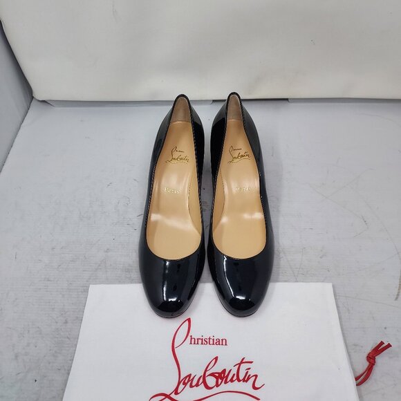 Christian Louboutin Black Miss Sab Patent Pump - Picture 6 of 11
